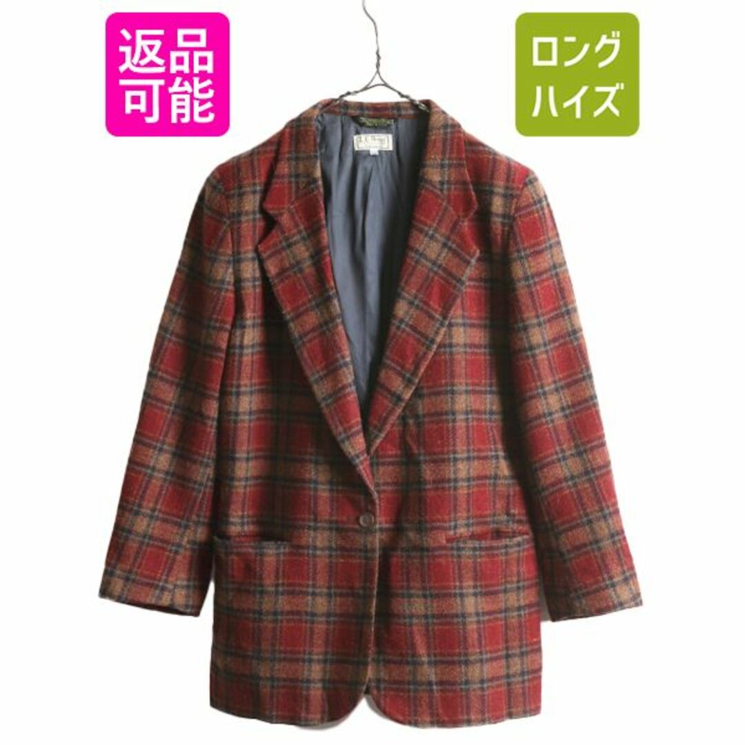L.L.Bean - 80s USA製 エルエルビーン チェック テーラード L.L.Bean - 80s USA製 エルエルビーン チェック テーラード