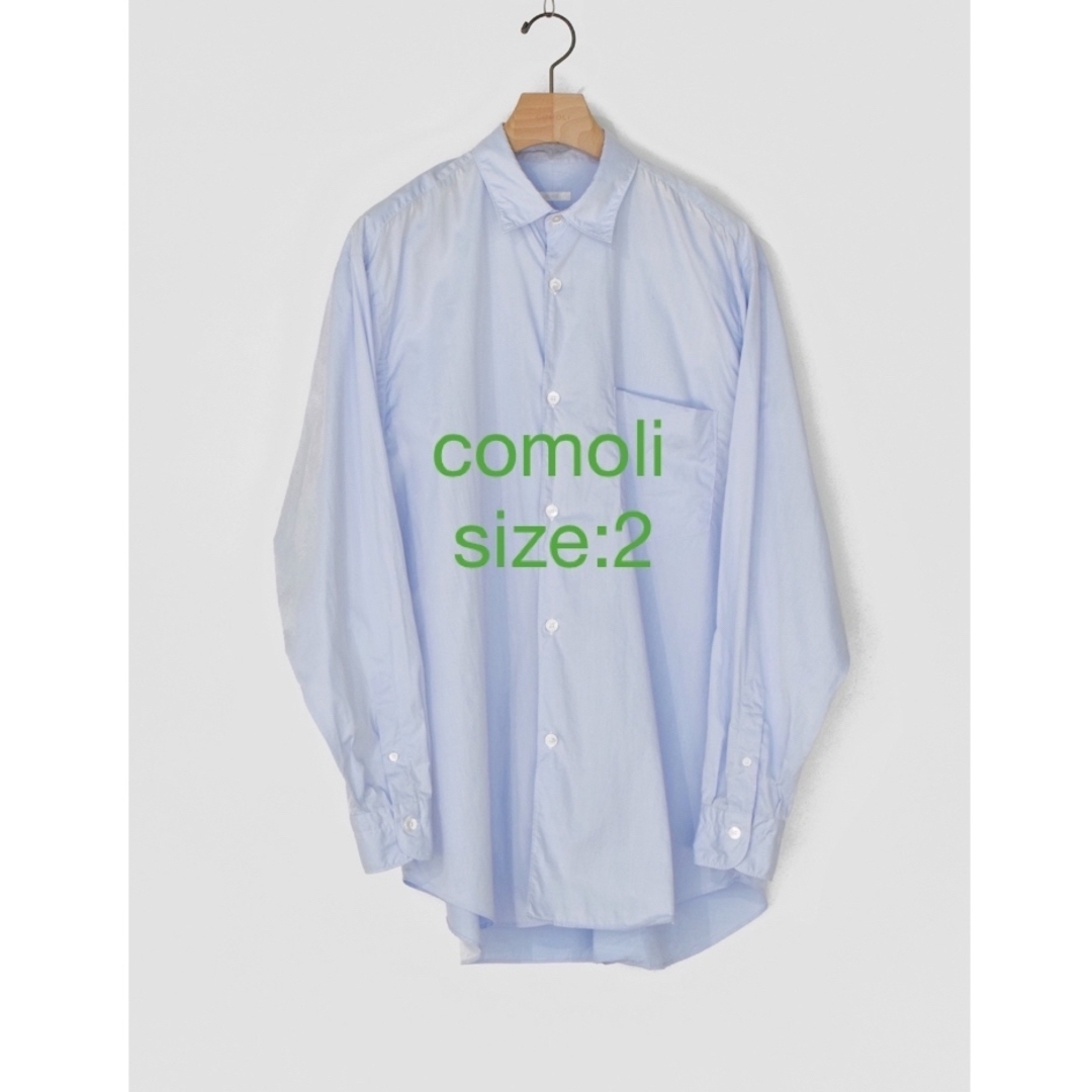 メンズ【22aw】COMOLI (コモリ) / ツイルコモリシャツ - シャツ