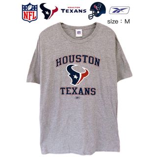 リーボック(Reebok)のNFL　ヒューストン・テキサンズ　Tシャツ　M　グレー　USA古着(Tシャツ/カットソー(半袖/袖なし))