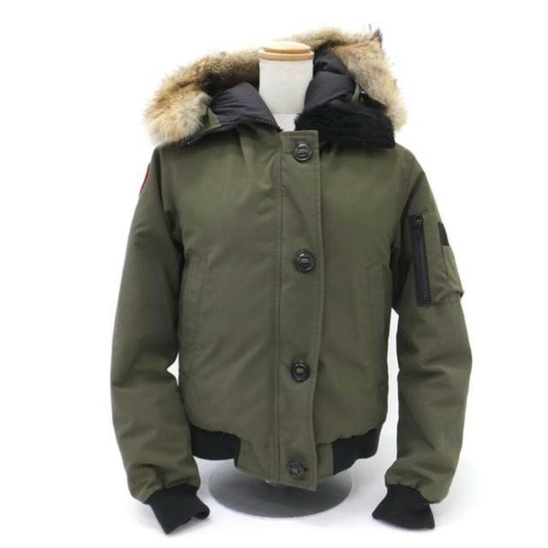 CANADAGOOSE CANADAGOOSE/ファー付フーディーダウン/レディースアウター/ABランク/88【中古】 レディースのジャケット/アウター(ロングコート)の商品写真