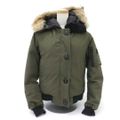 CANADAGOOSE CANADAGOOSE/ファー付フーディーダウン/レディ