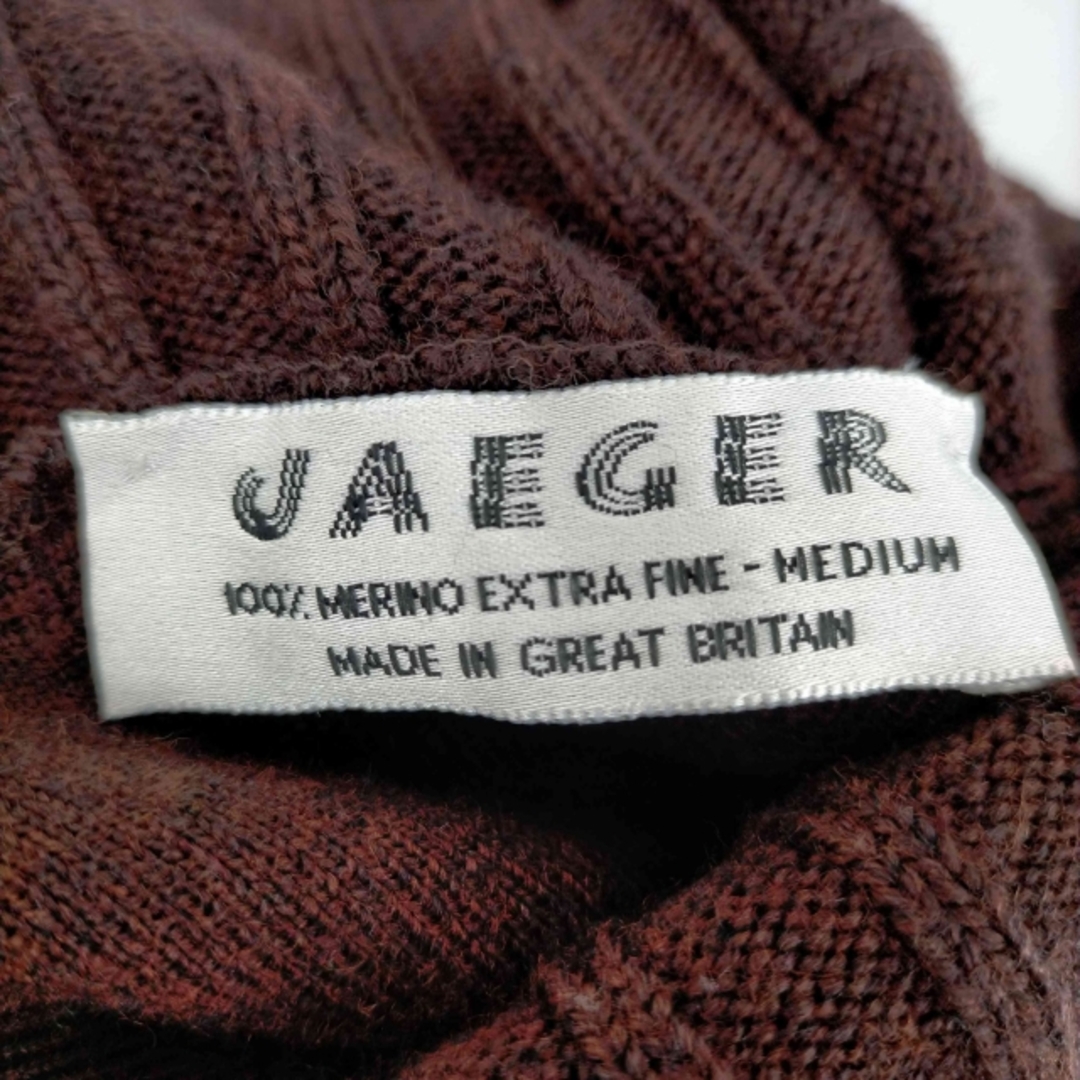 JAEGER(イエーガー)のJAEGER(イエーガー) メリノウールハイネックニット レディース トップス レディースのトップス(カーディガン)の商品写真