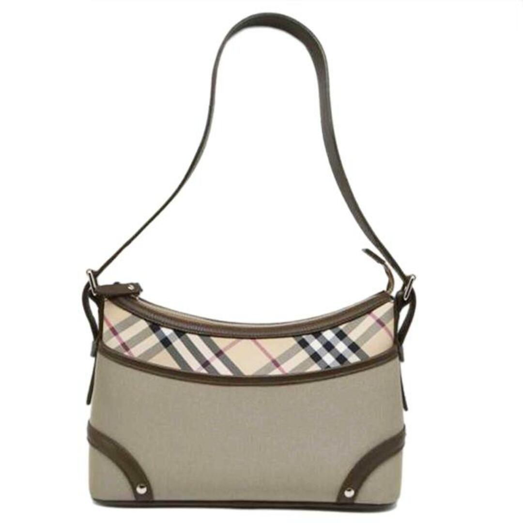 BURBERRY/ノバチェックレザーワンショルダー/LF 4375 09/バーバリー/Aランク/89【中古】