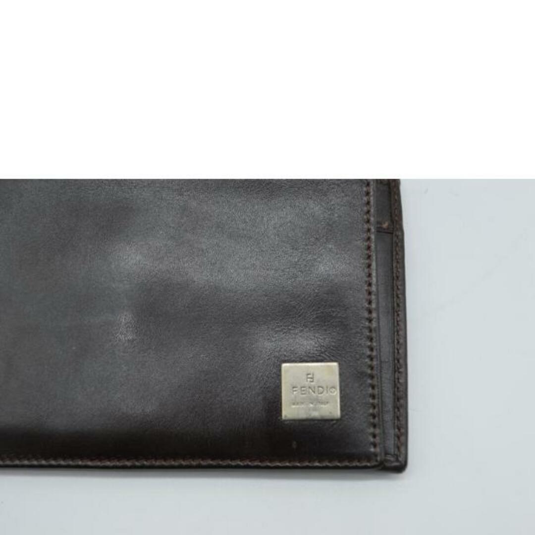 FENDI フェンディ/ズッカラインミディアムコンパクトレザー財布 FENDI フェンディ/ズッカラインミディアムコンパクトレザー財布