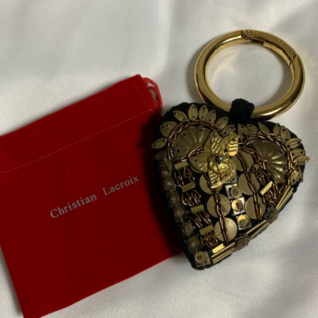 Christian Lacroix(クリスチャンラクロワ)のChristian Lacloix ハート型 クッション チャーム レディースのアクセサリー(チャーム)の商品写真