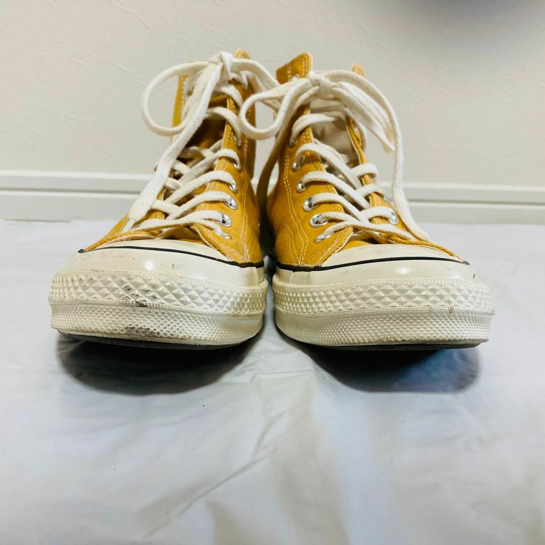 【超美品】CONVERSE　チャックテイラー　CT70　イエロー　ハイカットghbass