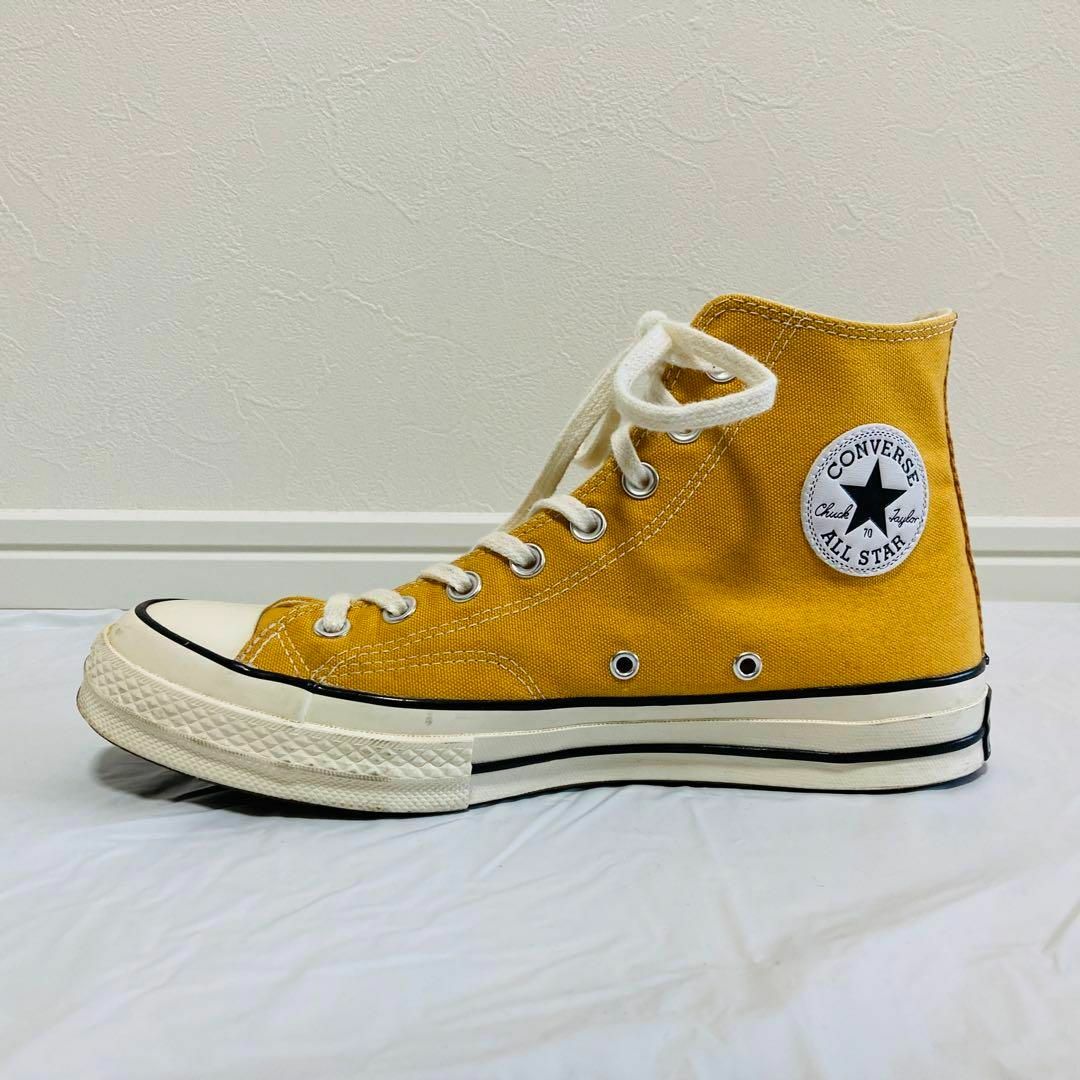 【超美品】CONVERSE　チャックテイラー　CT70　イエロー　ハイカットghbass