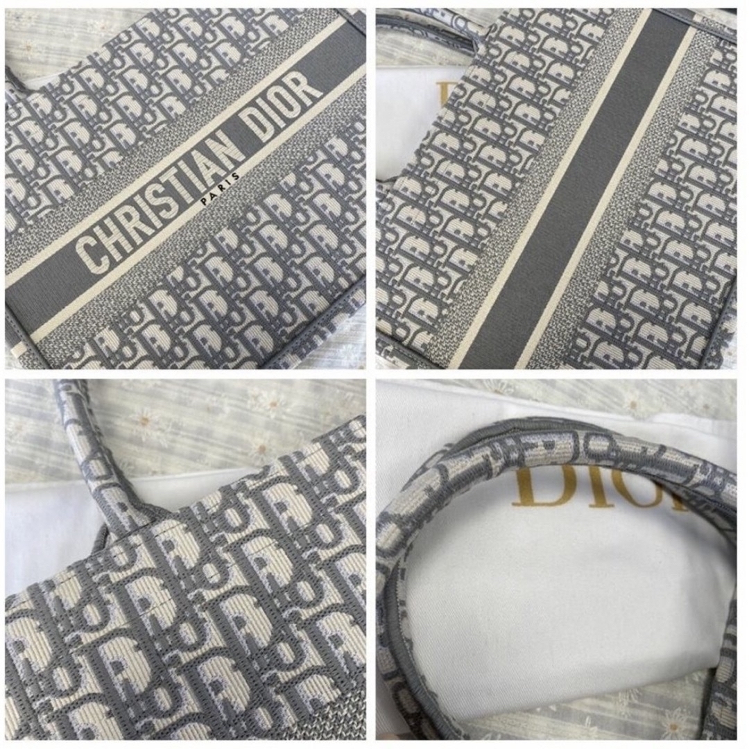 Christian Dior(クリスチャンディオール)のDIOR ブックトート ミディアム グレー レディースのバッグ(トートバッグ)の商品写真