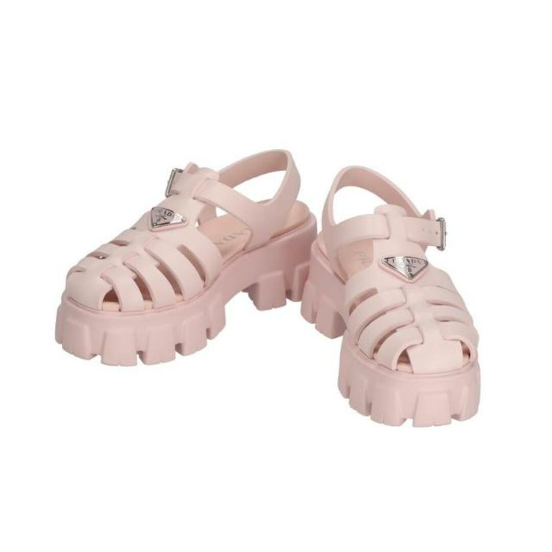 PRADA プラダ/トライアングルプラットフォームラバーサンダル PRADA プラダ/トライアングルプラットフォームラバーサンダル