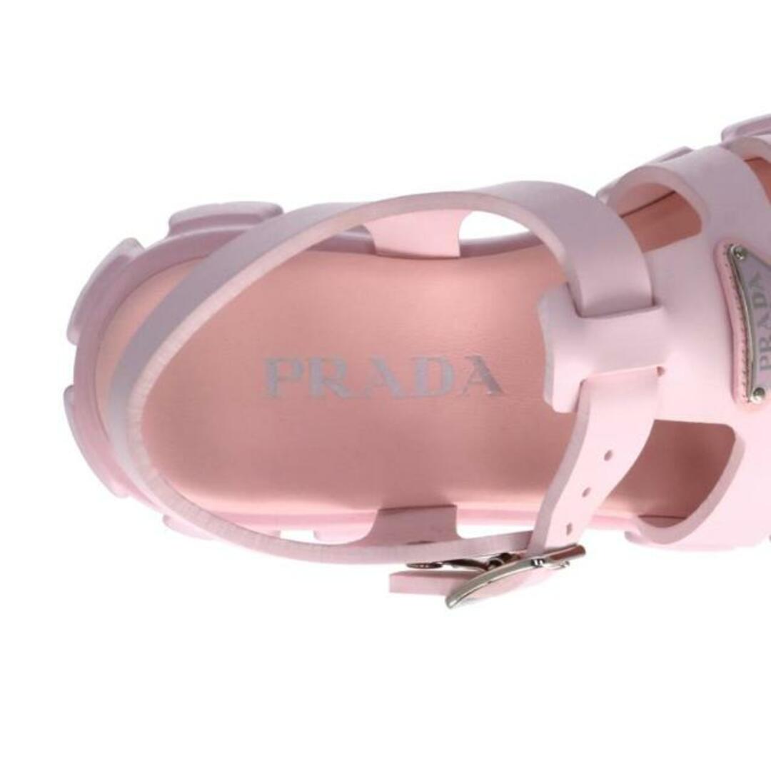 PRADA プラダ/トライアングルプラットフォームラバーサンダル PRADA プラダ/トライアングルプラットフォームラバーサンダル