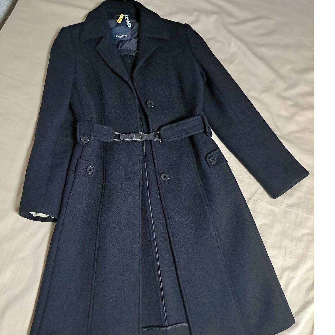 新品★ S Max Mara　ベルテッド コート