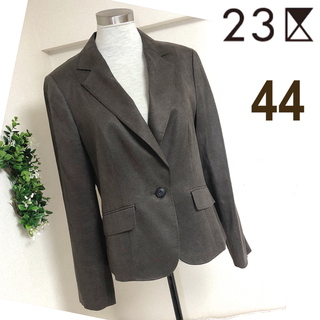 23区 - 23区のブラウン色ジャケットサイズ44大きいサイズの通販 by ...