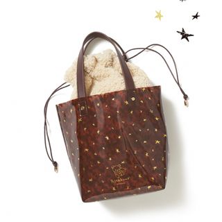 ロペピクニック(Rope' Picnic)の新品タグ付●リラックマ×ROPE' PICNIC ボア巾着付トートバッグ(トートバッグ)