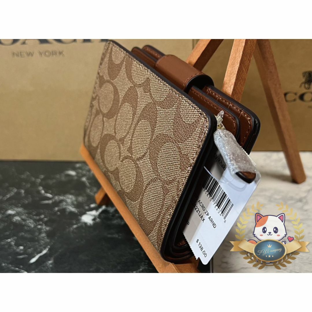 COACH(コーチ)のコーチ COACH 財布 二つ折り財布 長財布 レディース　おまけ付き レディースのファッション小物(財布)の商品写真