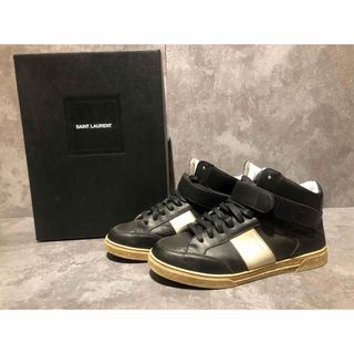 イヴサンローラン(Yves Saint Laurent)の美品　SAINT LAURENT   スニーカー 42・27cm 保護袋付き(スニーカー)