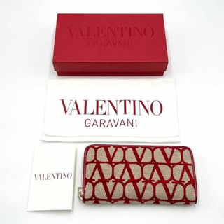 ヴァレンティノ(VALENTINO)の【超美品】ヴァレンティノ　レディース　財布　長財布　トワル イコノグラフ(財布)