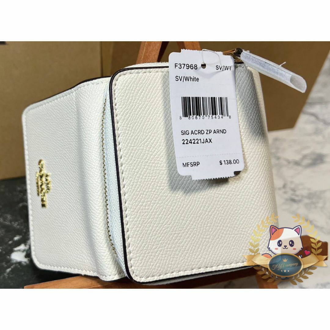 COACH(コーチ)のコーチ　三つ折り財布 スモールウォレット レディース レザー　おまけ付き レディースのファッション小物(財布)の商品写真