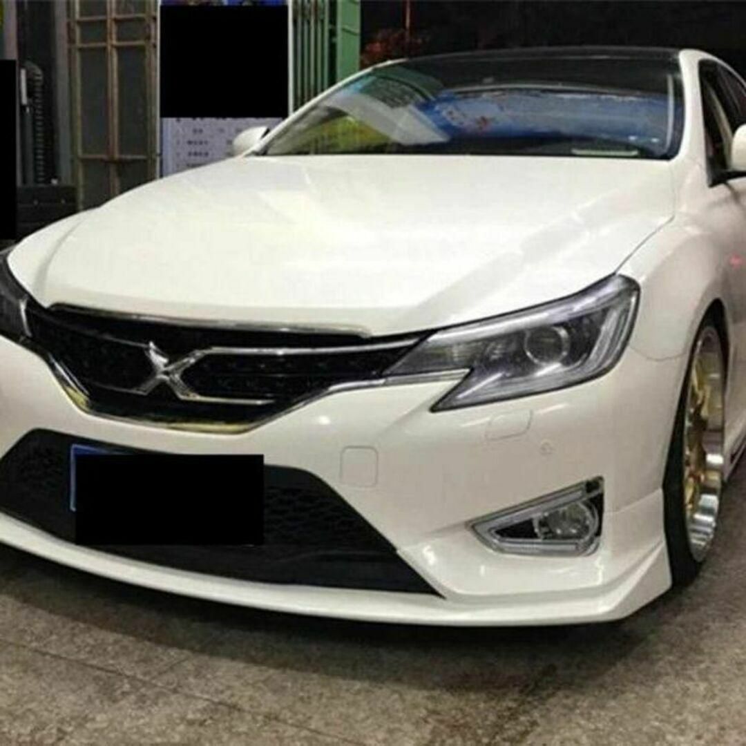 【パールホワイト】トヨタ マークX GRX 中期専用設計フロントリップスポイラー 【パールホワイト】トヨタ マークX GRX 中期専用設計フロントリップスポイラー