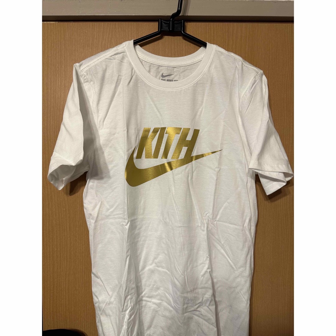Tシャツ/カットソー(半袖/袖なし)100枚限定 NIKE x KITH gold swoosh tee white
