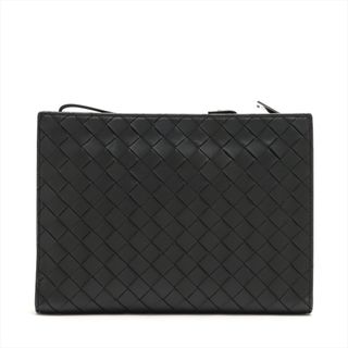 ボッテガヴェネタ(Bottega Veneta)のボッテガヴェネタ  レザー  ブラック レディース クラッチバッグ(クラッチバッグ)