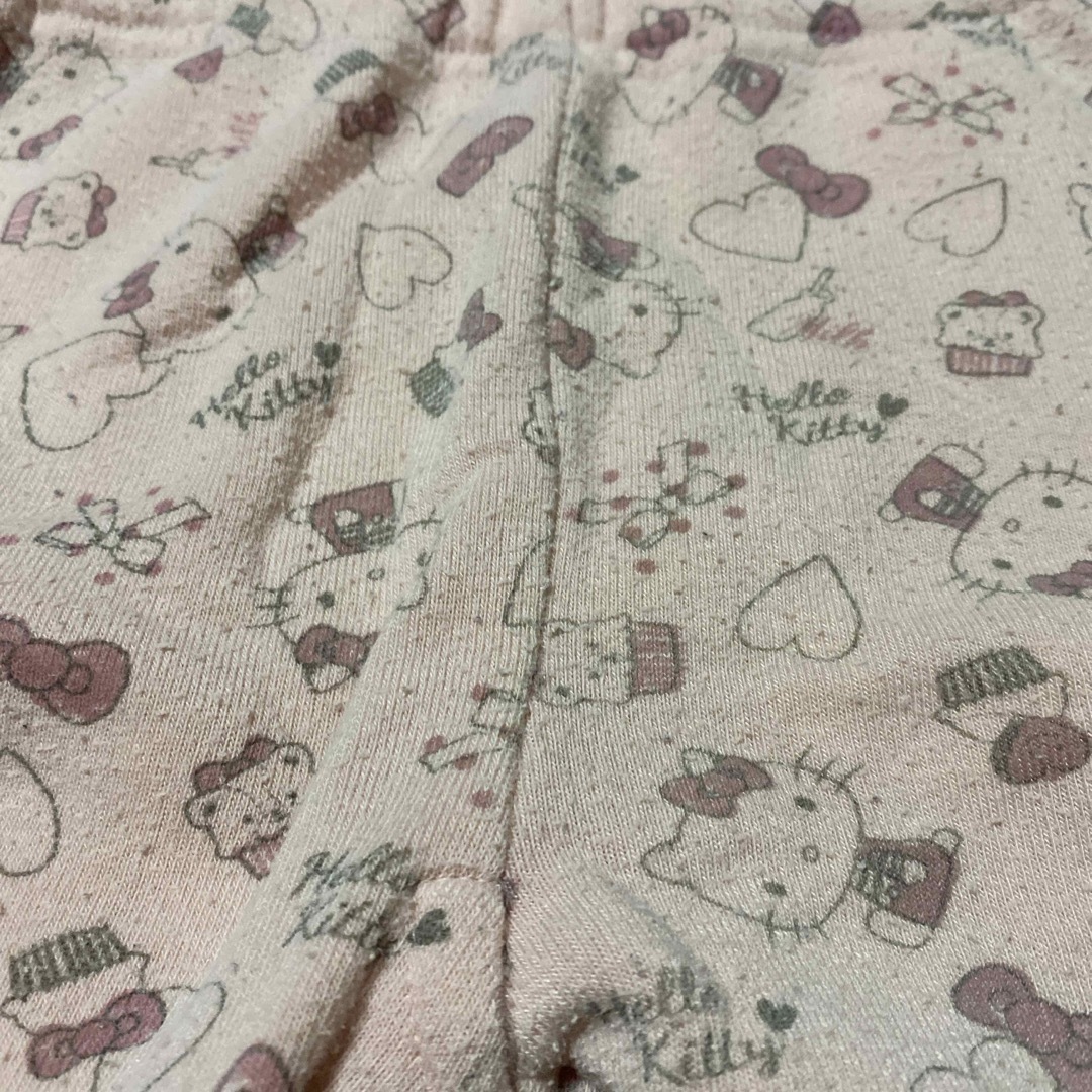 西松屋(ニシマツヤ)の★中古★ ハローキティ　ズボン　裏起毛 キッズ/ベビー/マタニティのキッズ服女の子用(90cm~)(パンツ/スパッツ)の商品写真