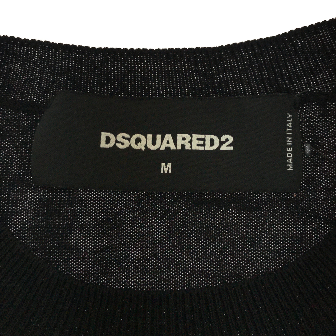 DSQUARED2(ディースクエアード)のディースクエアード 19AW ロゴニットセーター S71HA0903 Mサイズ メンズのトップス(ニット/セーター)の商品写真