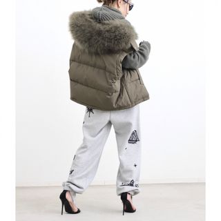 アパルトモンドゥーズィエムクラス(L'Appartement DEUXIEME CLASSE)のアラヌイ HOROSCOPE FLEECE SWEATPANTS アパルトモン(カジュアルパンツ)