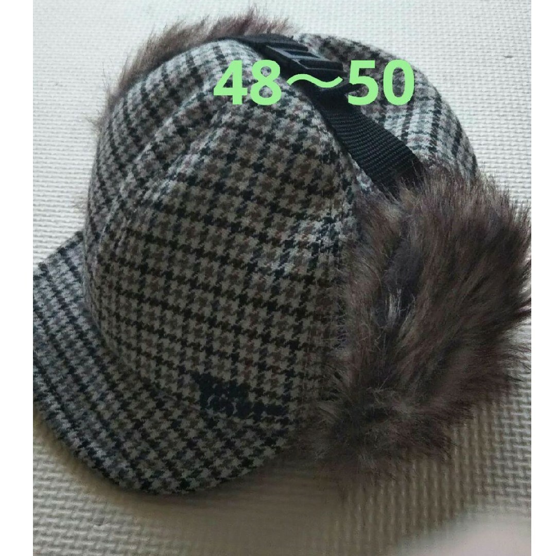 耳あて付き帽子 48～50 キッズ/ベビー/マタニティのこども用ファッション小物(帽子)の商品写真