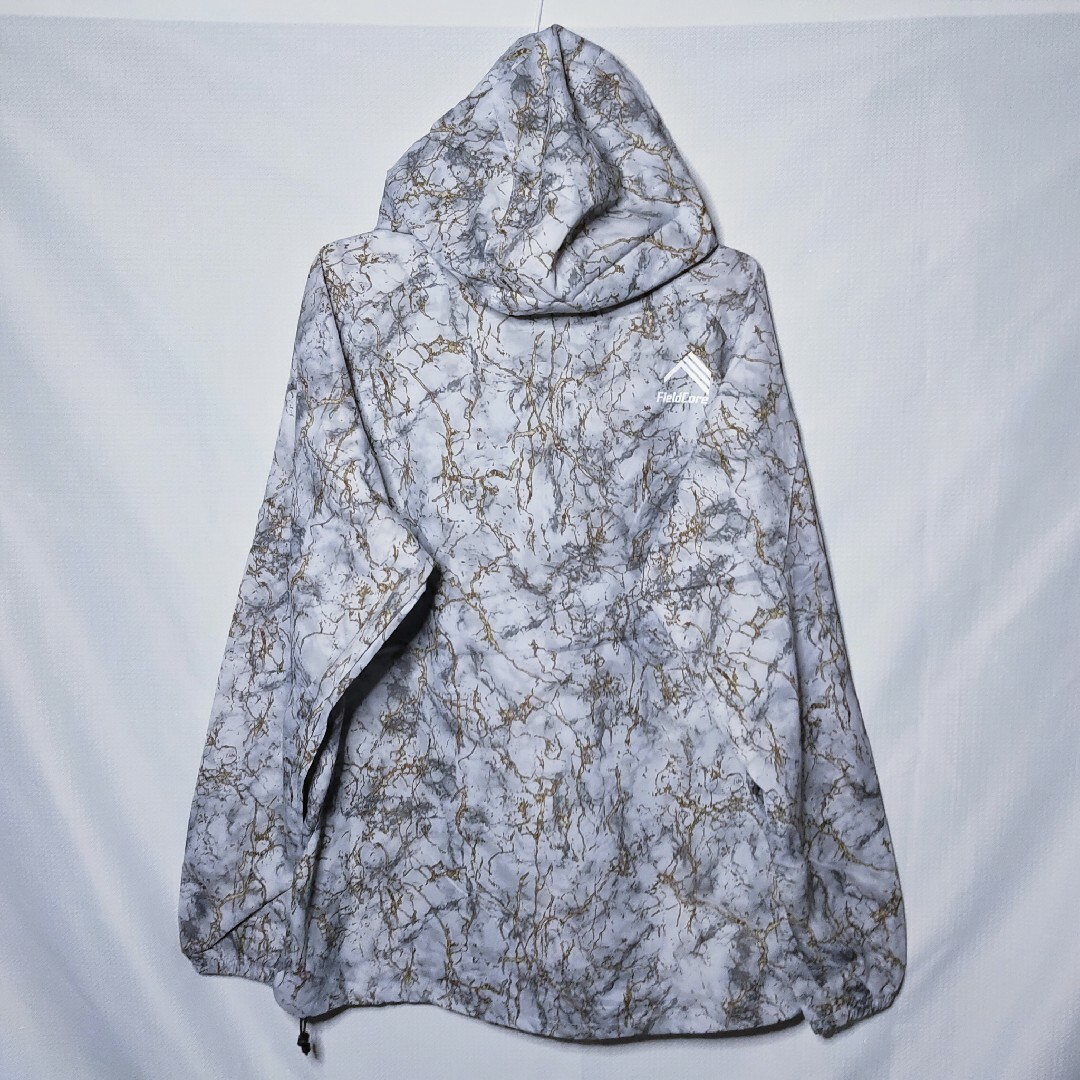 新品 ペアルック シェルジャケット XL 高撥水 プリント 総柄 ワークマン メンズのジャケット/アウター(ナイロンジャケット)の商品写真