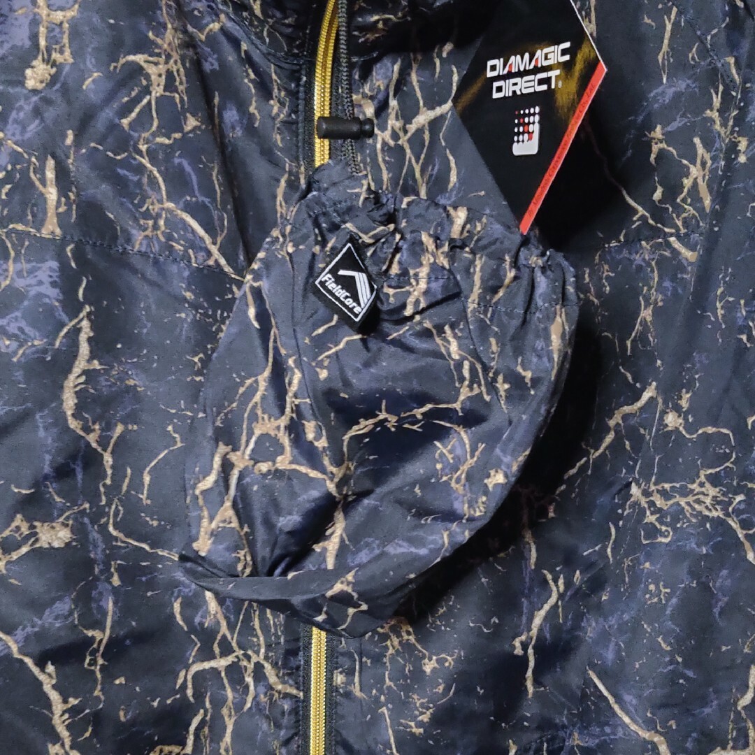 新品 ペアルック シェルジャケット XL 高撥水 プリント 総柄 ワークマン メンズのジャケット/アウター(ナイロンジャケット)の商品写真