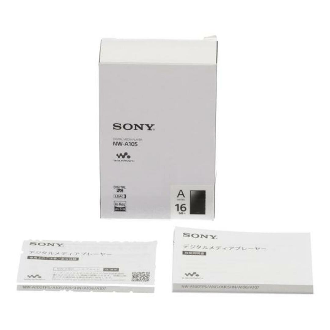 SONY ソニー/ハイレゾ対応ウォークマン 16GB/NW-A105/5238983 SONY ソニー/ハイレゾ対応ウォークマン 16GB/NW-A105/5238983