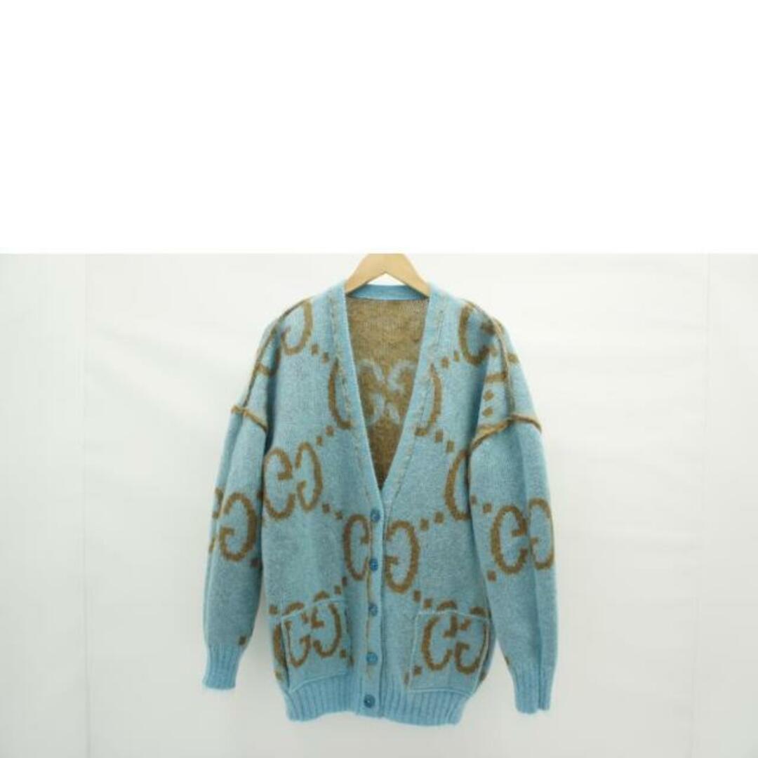 GUCCI グッチ/リバーシブルGGモヘアウールカーディガン BL/635160/S/ブランドバック/Aランク/85【中古】 GUCCI グッチ/リバーシブルGGモヘアウールカーディガン BL/635160/S/ブランドバック/Aランク/85【中古】