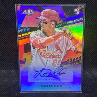 Topps Fire カージナルス ヌートバー 直筆サインカード 50シリシングル