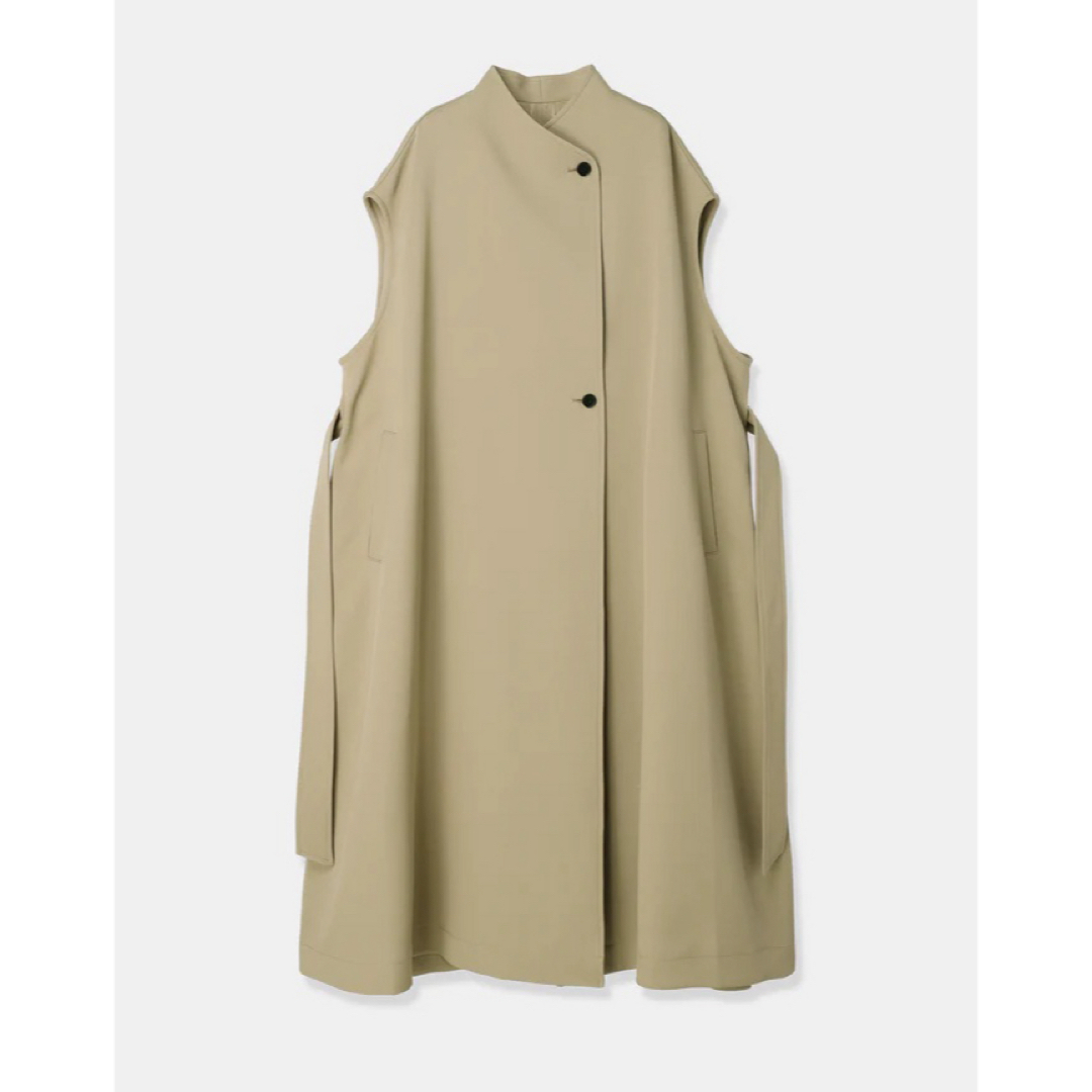 【未着用】louren volume flare trench coat レディースのジャケット/アウター(トレンチコート)の商品写真