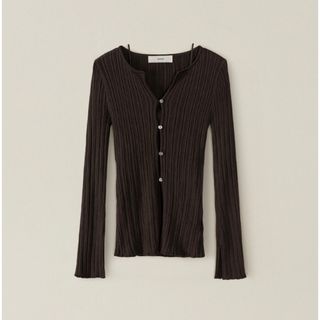 オオトロ(OHOTORO)のOHOTORO Ribbed Set Cardigan (カーディガン)