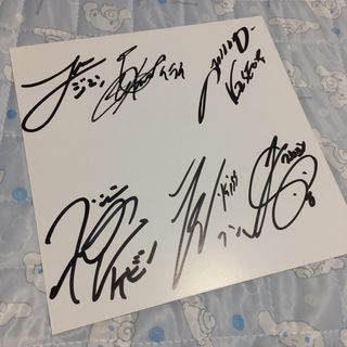 U-KISS 直筆サイン 色紙(アイドルグッズ)