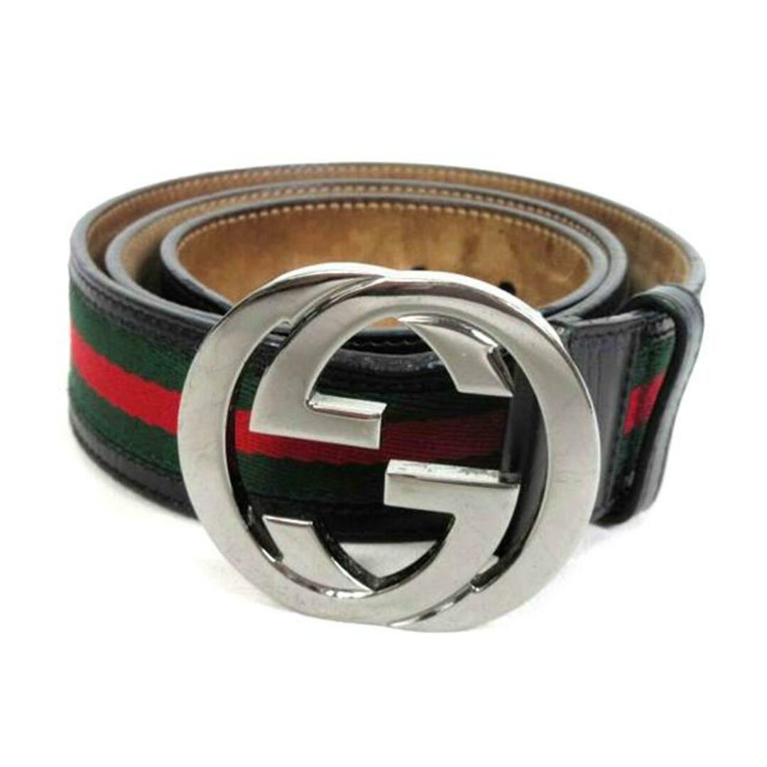 br>ＧＵＣＣＩ グッチ/インターロッキングＧ シェリーラインベルト 85