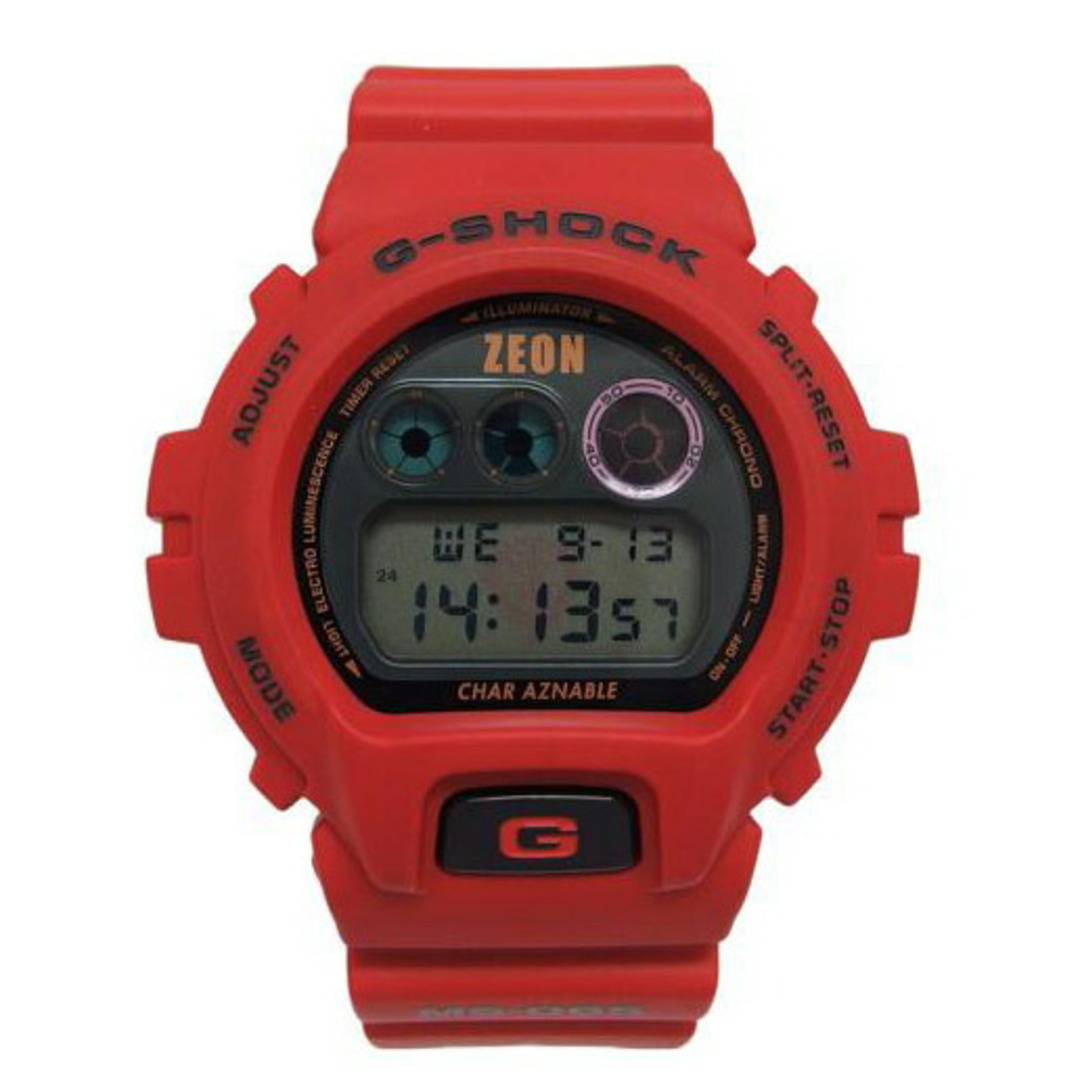 <br>CASIO カシオ ジーショック デジタルウォッチ クォーツ/G-SHOCKガンダム35周年記念モデルZAKU/DW-6900FS MS-06S/G-SHOCK/Aランク/04時計