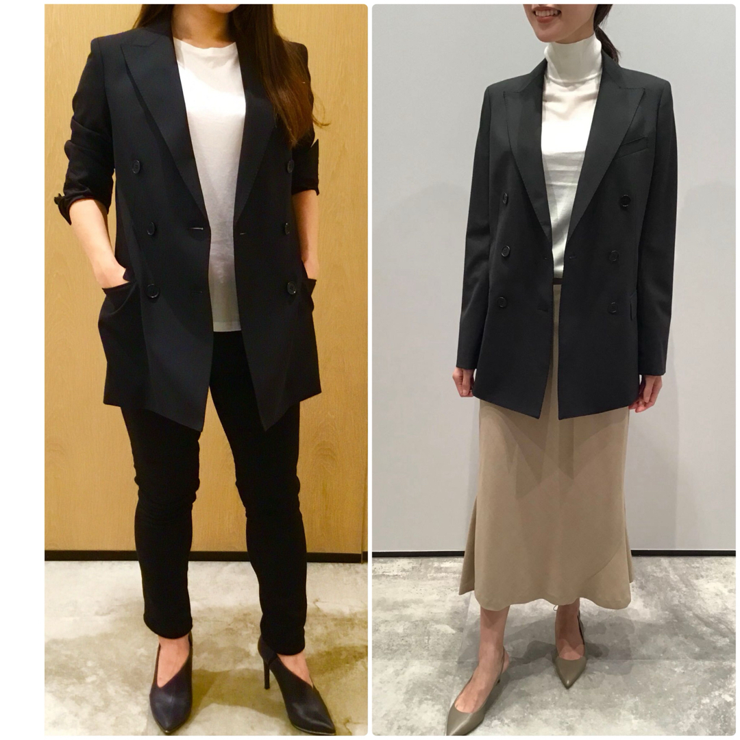 新品 theory Tailor ダブルブレストジャケット サイズ 4 黒