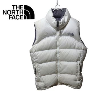 ノースフェイス(THE NORTH FACE) 白 ダウンベスト(レディース)の通販 ノースフェイス(THE NORTH FACE) 白 ダウンベスト(レディース)の通販