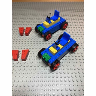 レゴ(Lego)のLEGO レゴバケツ　いろいろ自動車2台分のタイヤパーツ他セット(知育玩具)