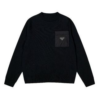 PRADA - プラダスポーツPRADA半袖VネックTシャツ黒L直営店購入品
