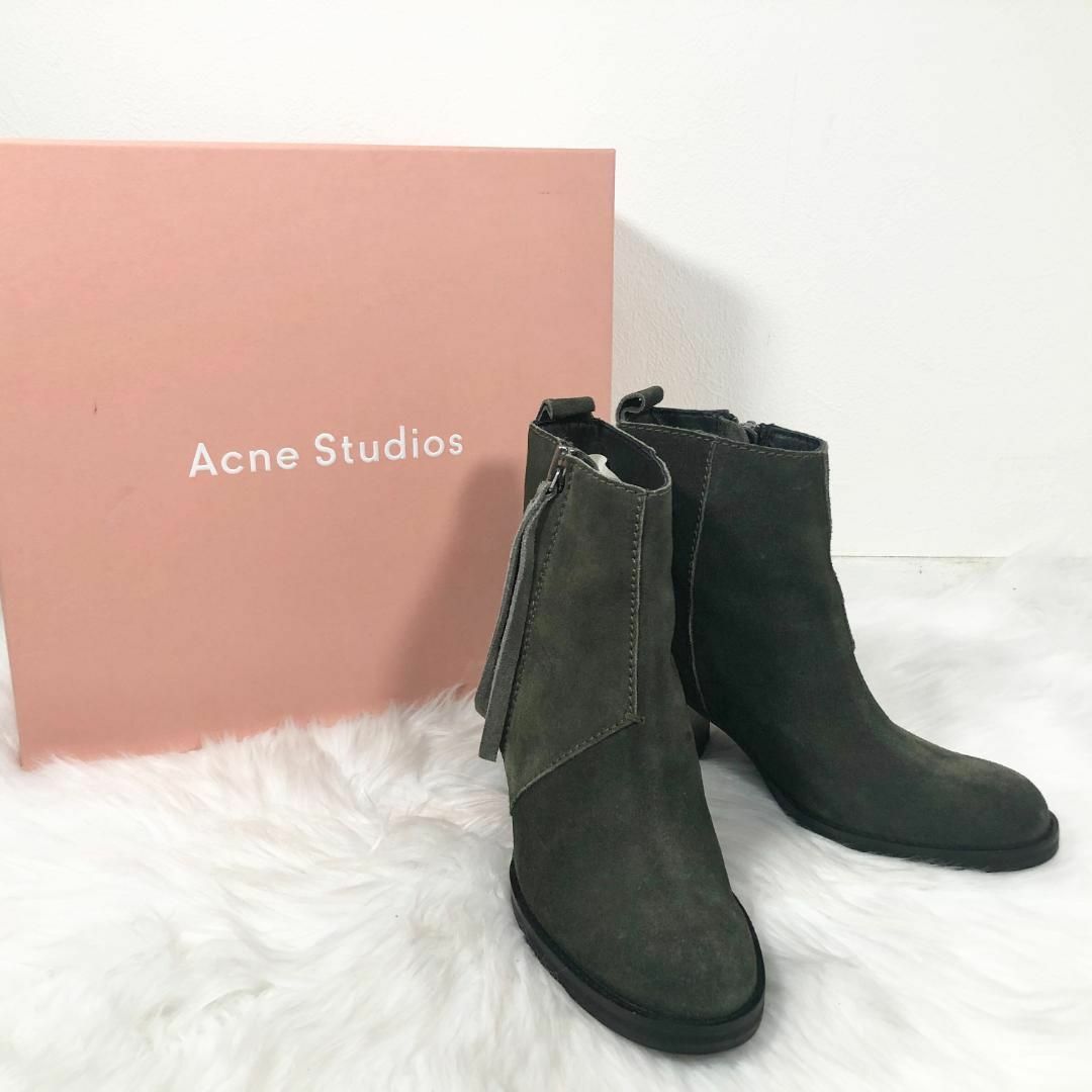 Acne Studios アクネストゥディオズ スエード ショートブーツブーツ