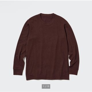 ユニクロ(UNIQLO)のメンズ 超極暖  ヒートテック(Tシャツ/カットソー(七分/長袖))