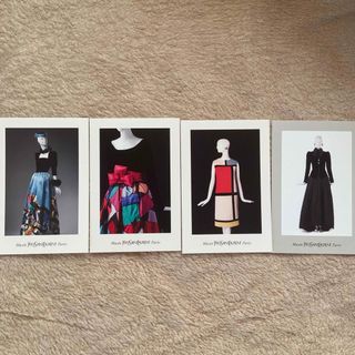 イヴサンローラン(Yves Saint Laurent)のイヴ・サンローラン展　ポストカード　4枚セット(写真)