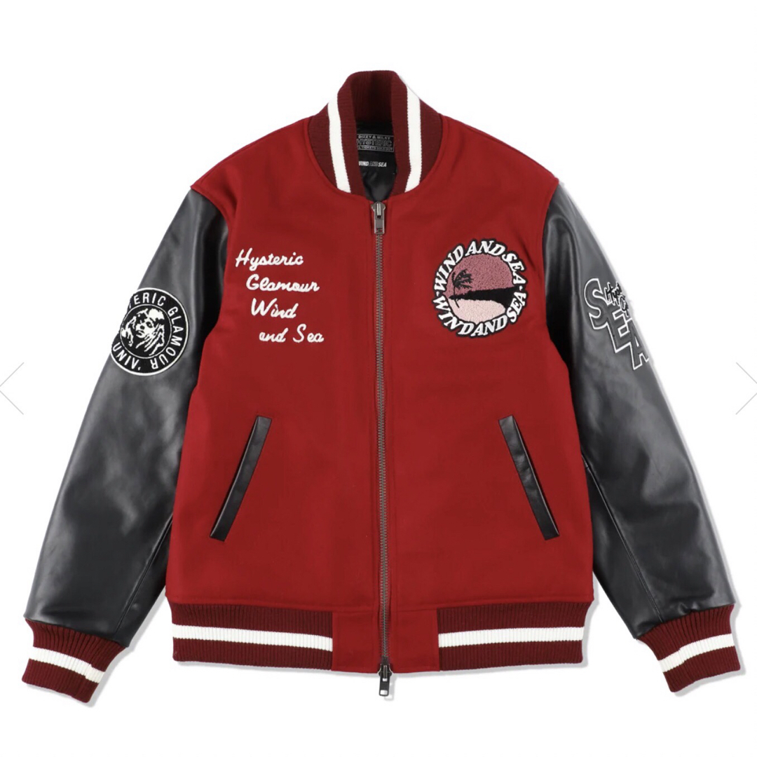 WIND AND SEA - HYSTERIC GLAMOUR × WDS VARSITY JACKET REの通販 by