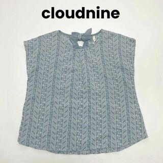 cu228/cloudnine/クラウドナイン/キャップスリーブ刺繍カットソー(カットソー(半袖/袖なし))