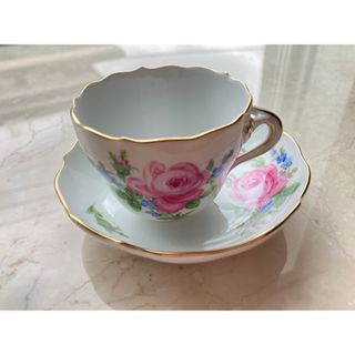 インテリア/住まい/日用品美品 MEISSEN マイセン 小花散らし ティー ...