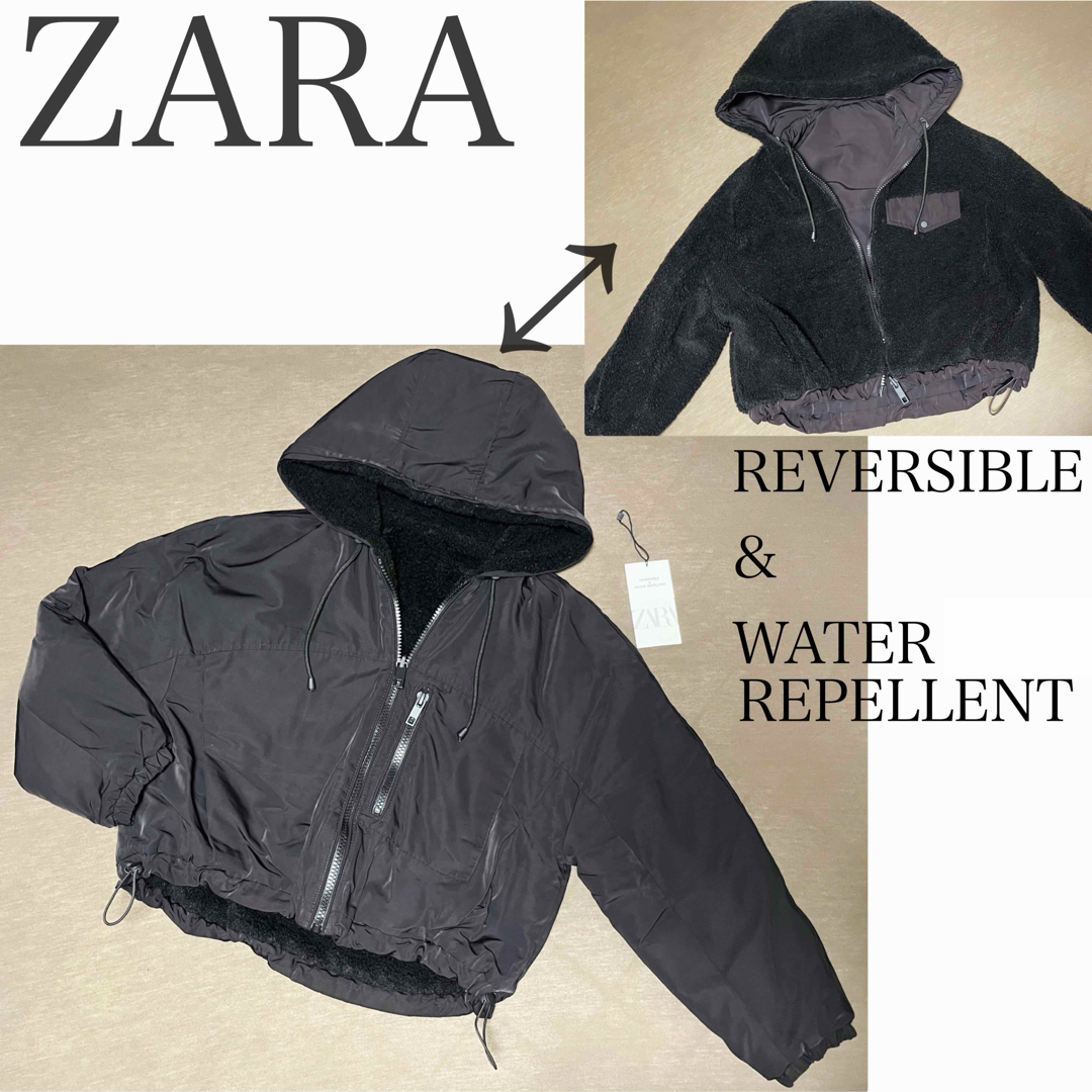 ZARA(ザラ)のZARA ザラ　リバーシブル　あったかブルゾン　コート レディースのジャケット/アウター(ムートンコート)の商品写真