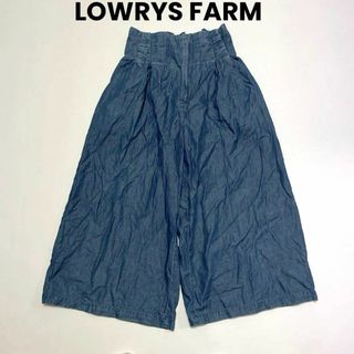 ローリーズファーム(LOWRYS FARM)のcu237/ローリーズファーム 艶感 薄手デニムパンツ カジュアルパンツ(カジュアルパンツ)